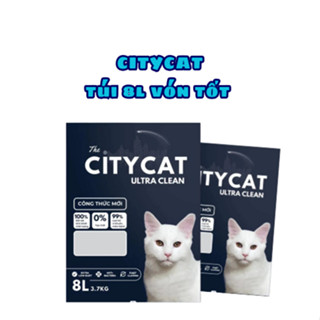 Cát đất sét vệ sinh cho mèo CITYCAT , ít bụi, khử mùi tốt