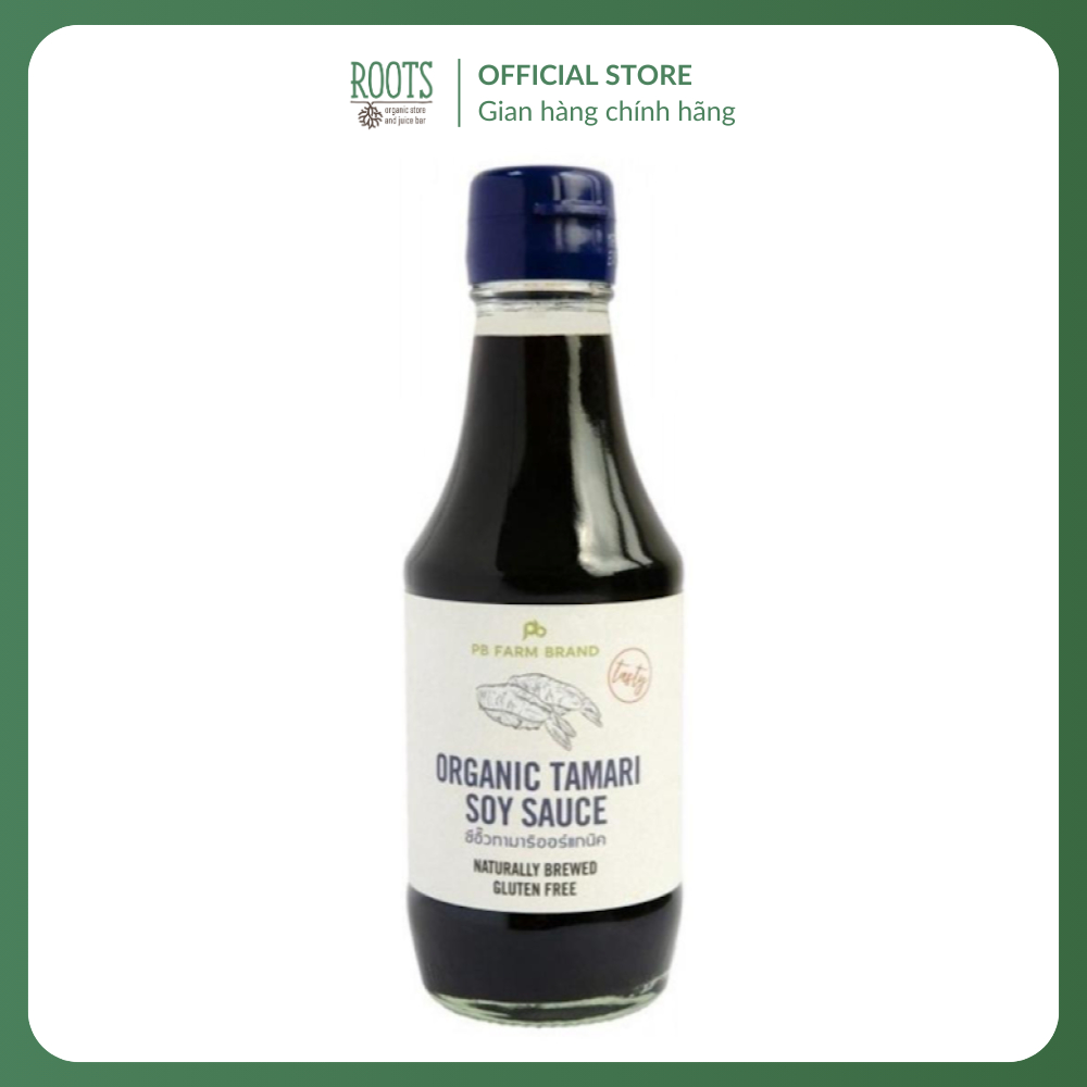 (Ship hỏa tốc) PB FARM BRAND - Nước Tương Tamari Hữu Cơ, Organic Tamari Soy Sauce (200ml)