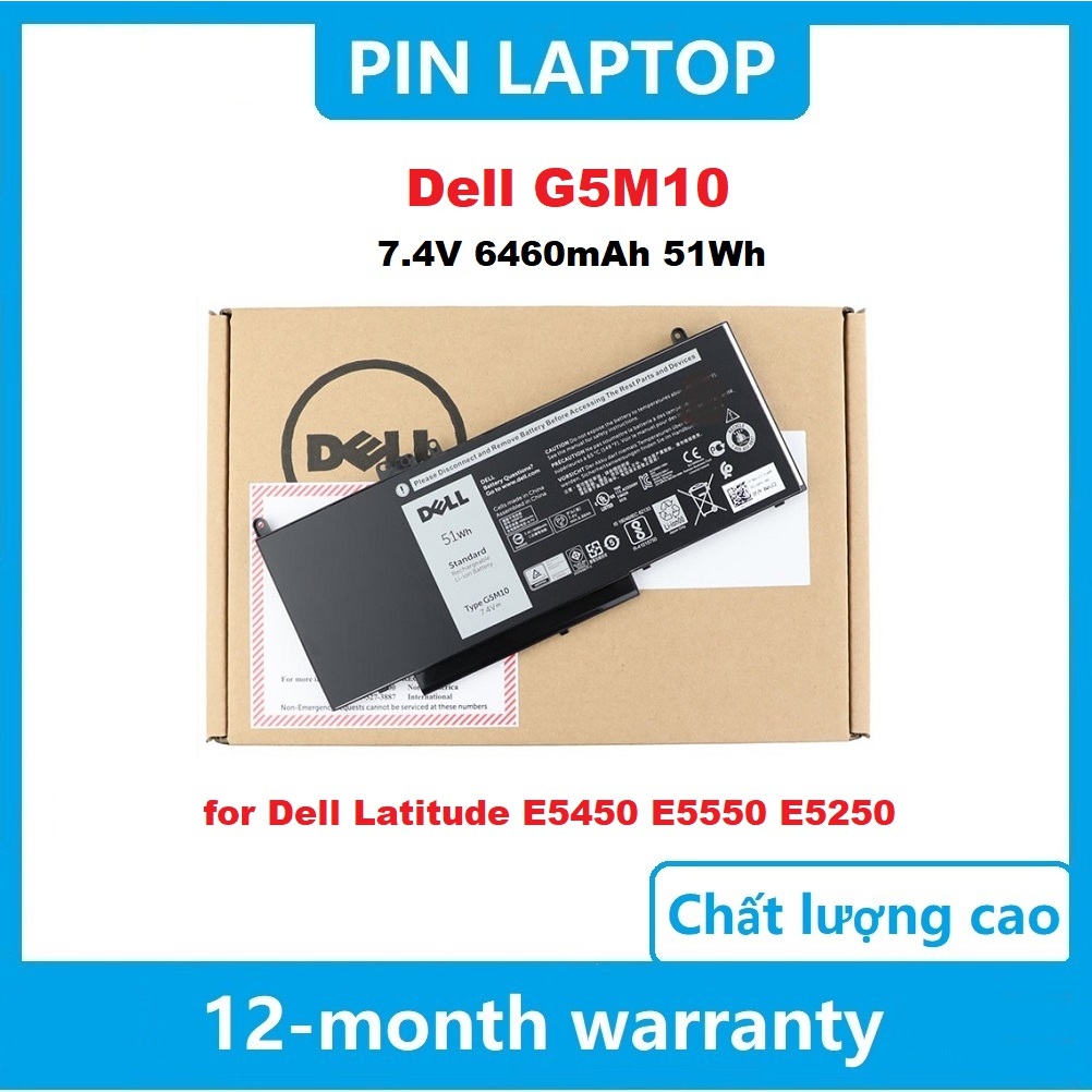 ☸Pin Laptop Dell Latitude E5250 E5450 E5550 0K9GVN F5WW5 G5M10 Laptop Battery
