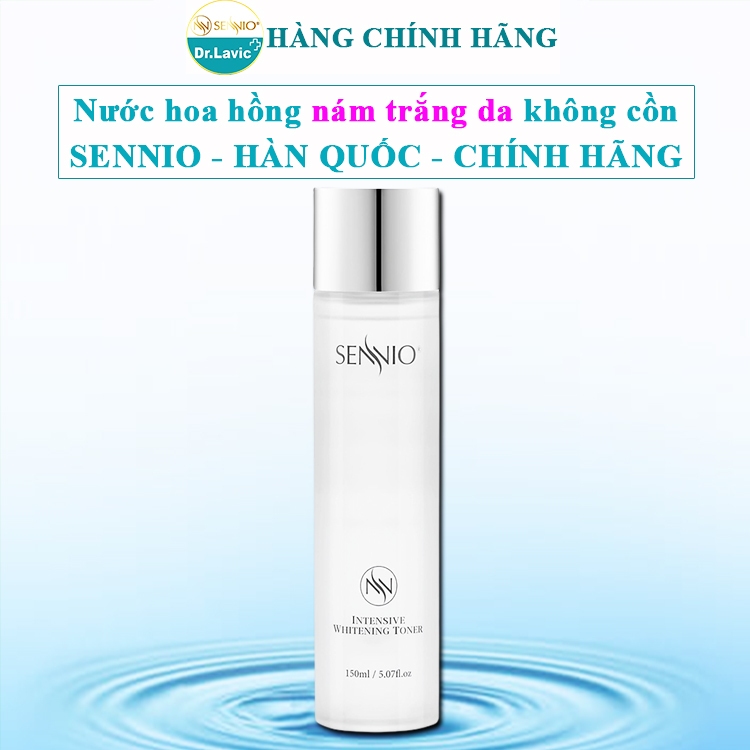 Nước hoa hồng sennio hàn quốc senio intensive whitening toner sennio chính hãng cân bằng da nám