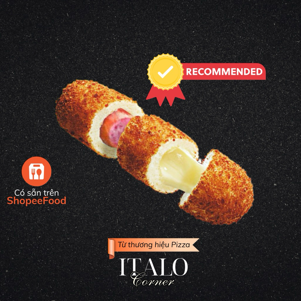 Hotdog Phô Mai Cao Cấp