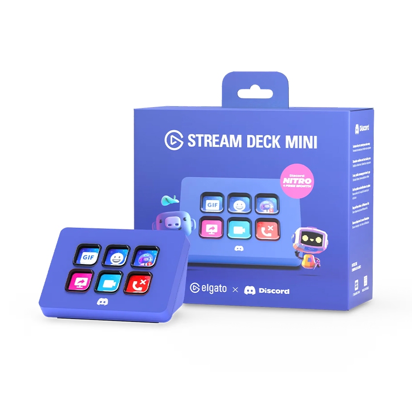 Bàn phím Elgato Stream Deck Stream Deck Mini - Discord Edition/10GAI9931