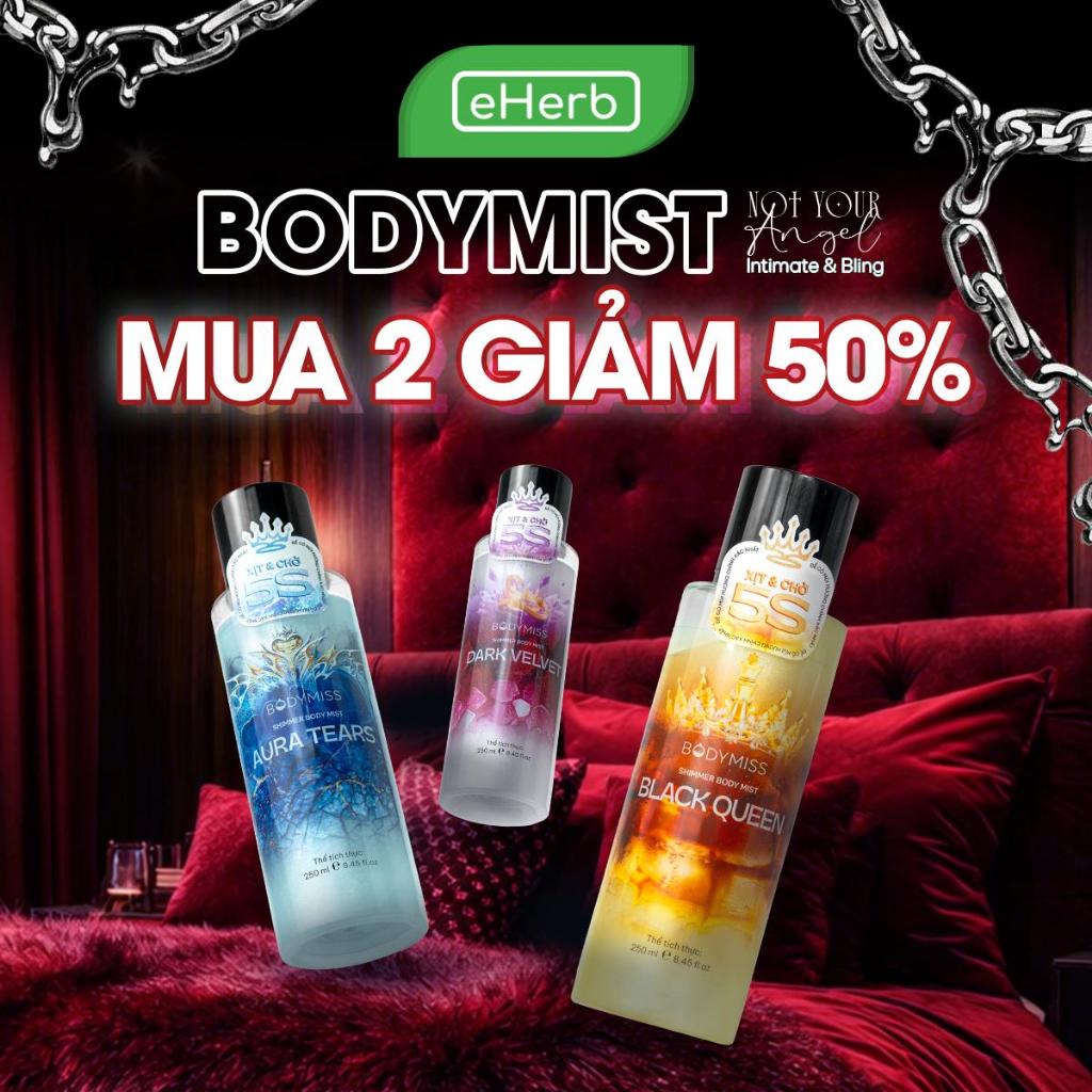 [MUA 2 GIẢM 50%] Bodymist Nước Hoa Tình Yêu Giường Chiếu Quyến Rũ EHERB Nhũ Lấp Lánh Unisex
