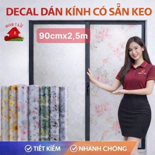 Giấy dán kính mờ trang trí nhà cửa, chống nắng chống nhìn trộm hơn 20 mẫu hoa văn