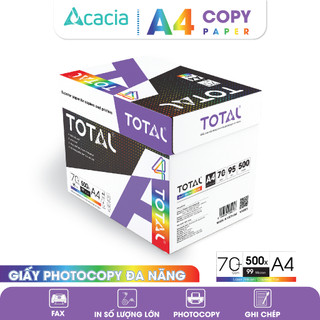 Giấy A4 TOTAL - 70+++ plus định lượng 73gsm