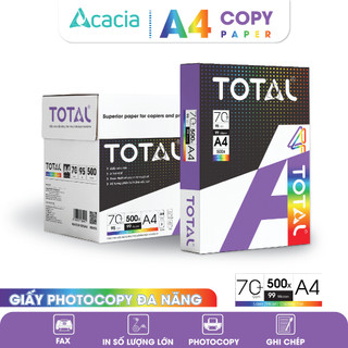 Giấy A4 TOTAL - 70+++ plus định lượng 73gsm