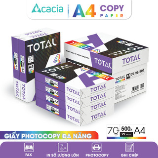 Giấy A4 TOTAL - 70+++ plus định lượng 73gsm