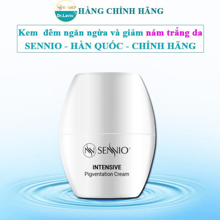 Kem đêm nám trắng da sennio chính hãng hàn quốc sennio intensive pigmentation cream tàn nhang ngày