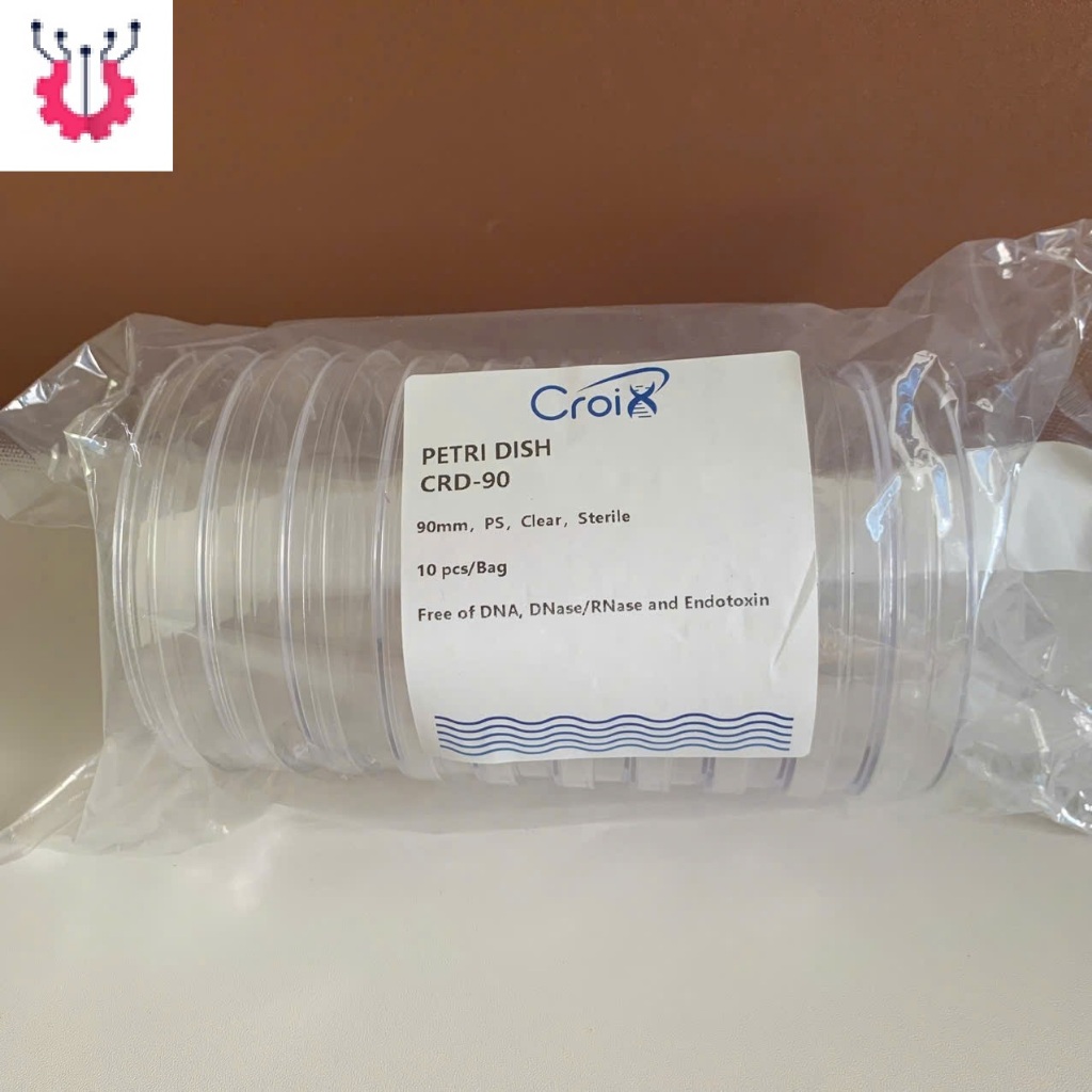 Đĩa petri nhựa 90mm (Ø 90) ( 1 túi 10 đĩa)