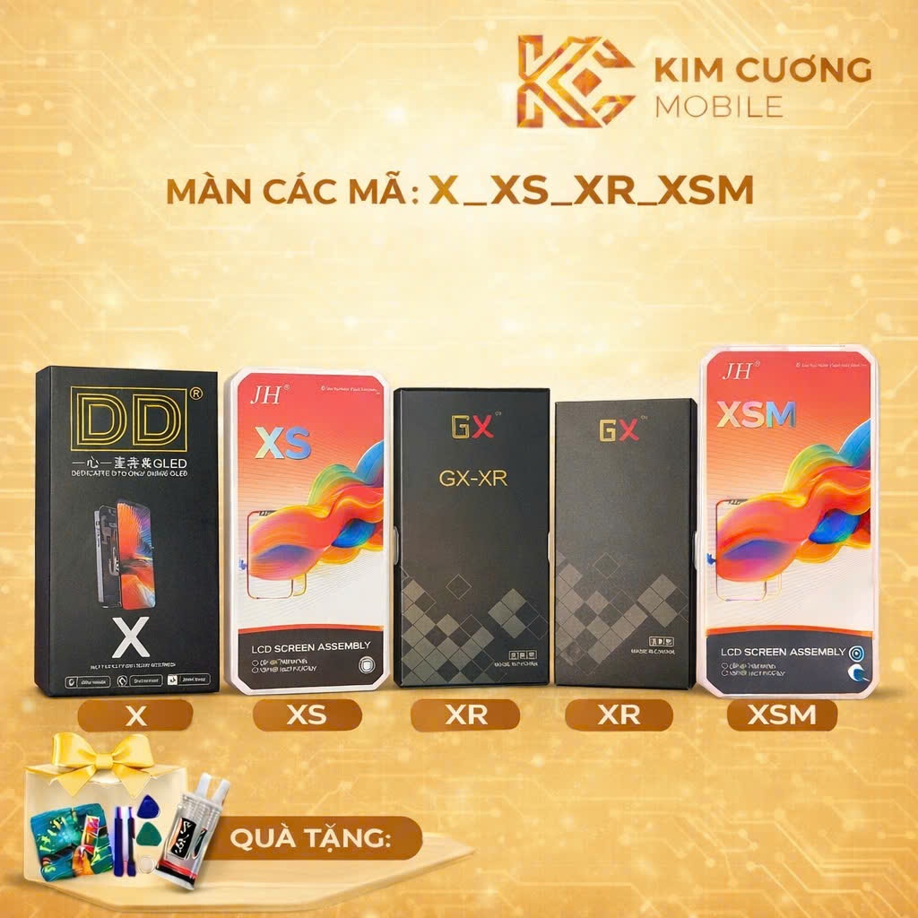 📱MÀN HÌNH DÀNH CHO ĐT X / XR / XS / XS MAX – GX / JH / ZIN – CẢM ỨNG MƯỢT – HIỂN THỊ ĐẸP📱