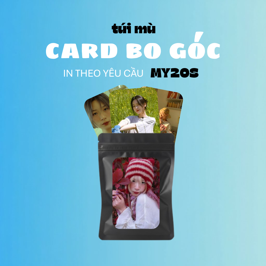 [Túi mù - THẠCH TRANG] Combo 10 card bo góc Thạch Trang My20s - In 2 mặt - In ảnh theo yêu cầu