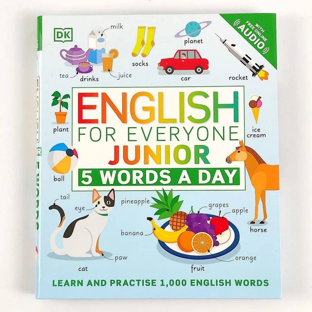 Sách - Tiếng Anh English for Everyone Junior: 5 Words a Day (DK)