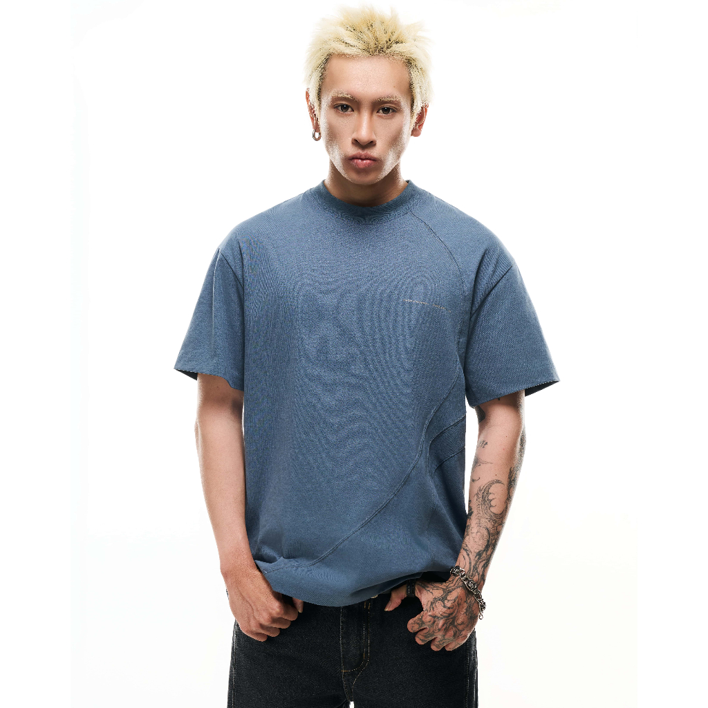 PROJECT 95 - ÁO THUN COTTON REGULAR FIT CỔ TRÒN - ECLIPSE CUT OUT SHIRT