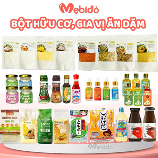 [DATE MỚI] Combo Các Gia Vị Ăn Dặm Cho Bé, Gia Vị Hữu Cơ, Nước Mắm, Tương, Đường, Sốt Nấu Ăn Dặm - Shop Mẹ Bí Đỏ