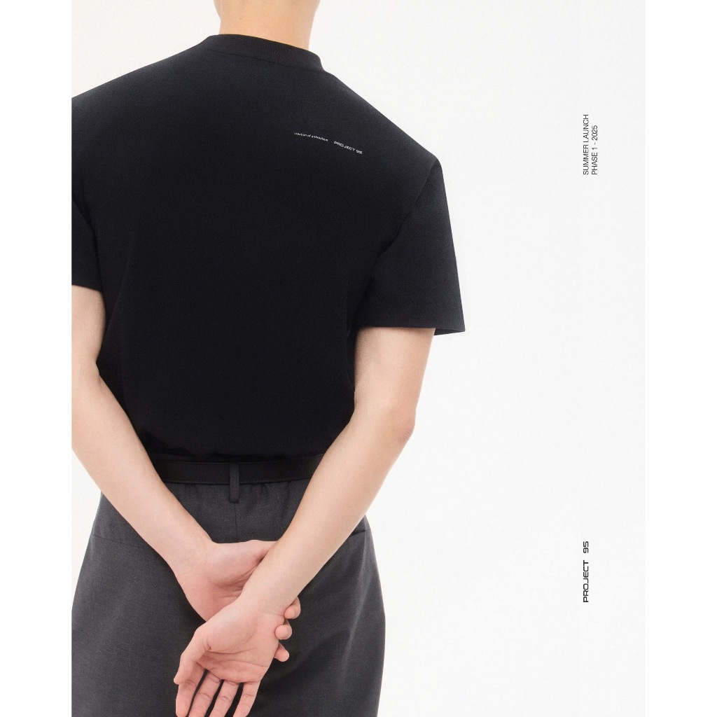 PROJECT 95 - ÁO THUN COTTON SLIM FIT CỔ TRÒN - SILENCE SLIM SHIRT