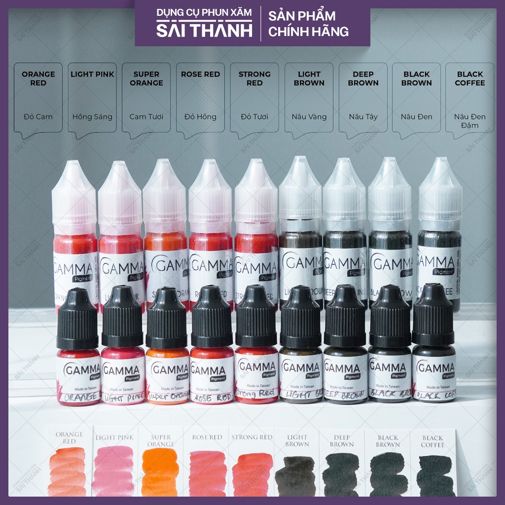 Mực Gamma Dành Cho Mày Mini 3,3ml, Fullsize 10ml