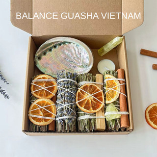 Set Thanh Tẩy Năng Lượng Balance Giúp Thư Giãn, Thanh Tẩy Nhà Cửa, Thanh Lọc Không Gian, Chất Liệu Thảo Mộc Tự Nhiên