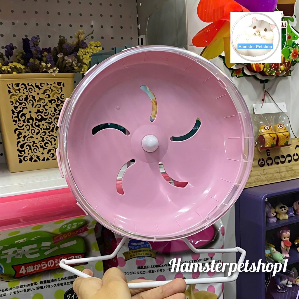 Wheel nhựa silent 21cm đa sắc màu cho hamster , sóc