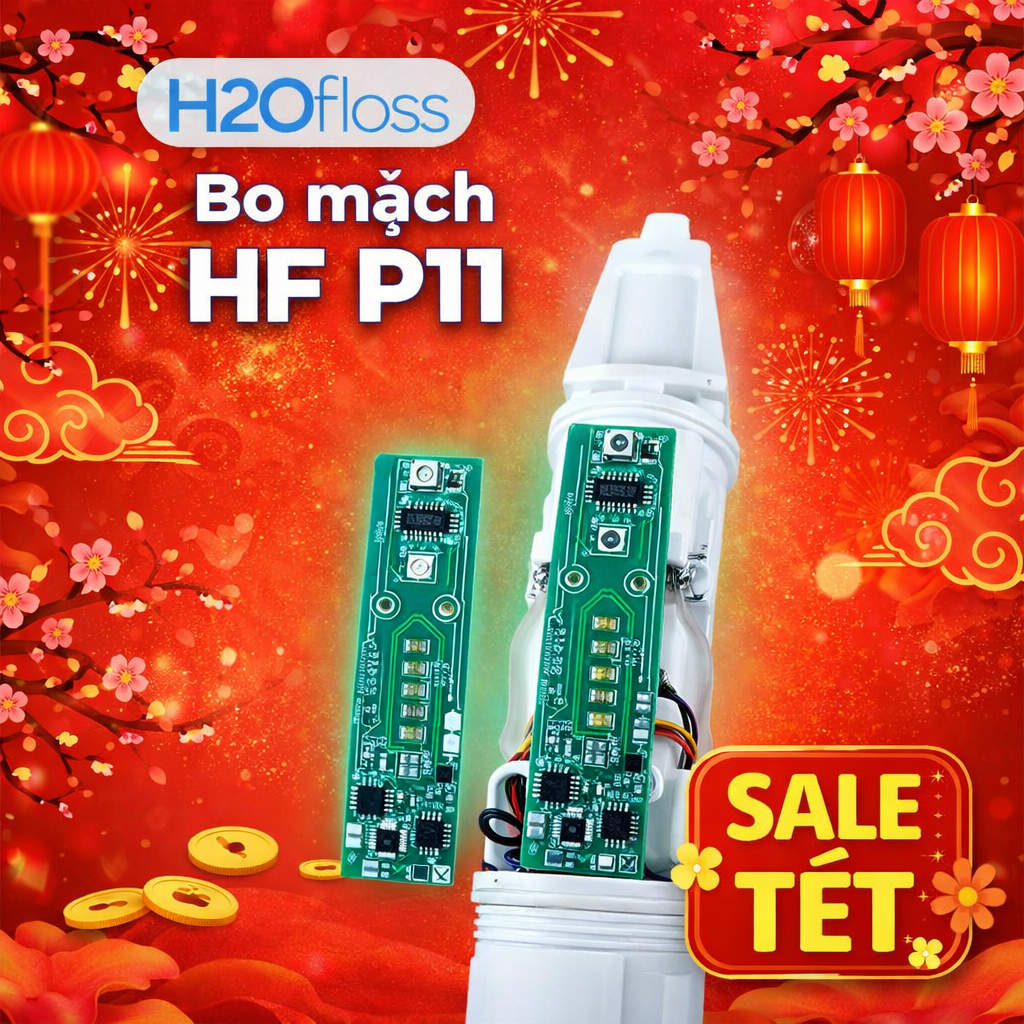 Bo Mạch Thay Thế Cho Máy Tăm Nước H2ofloss HF P11- Zin Chính Hãng