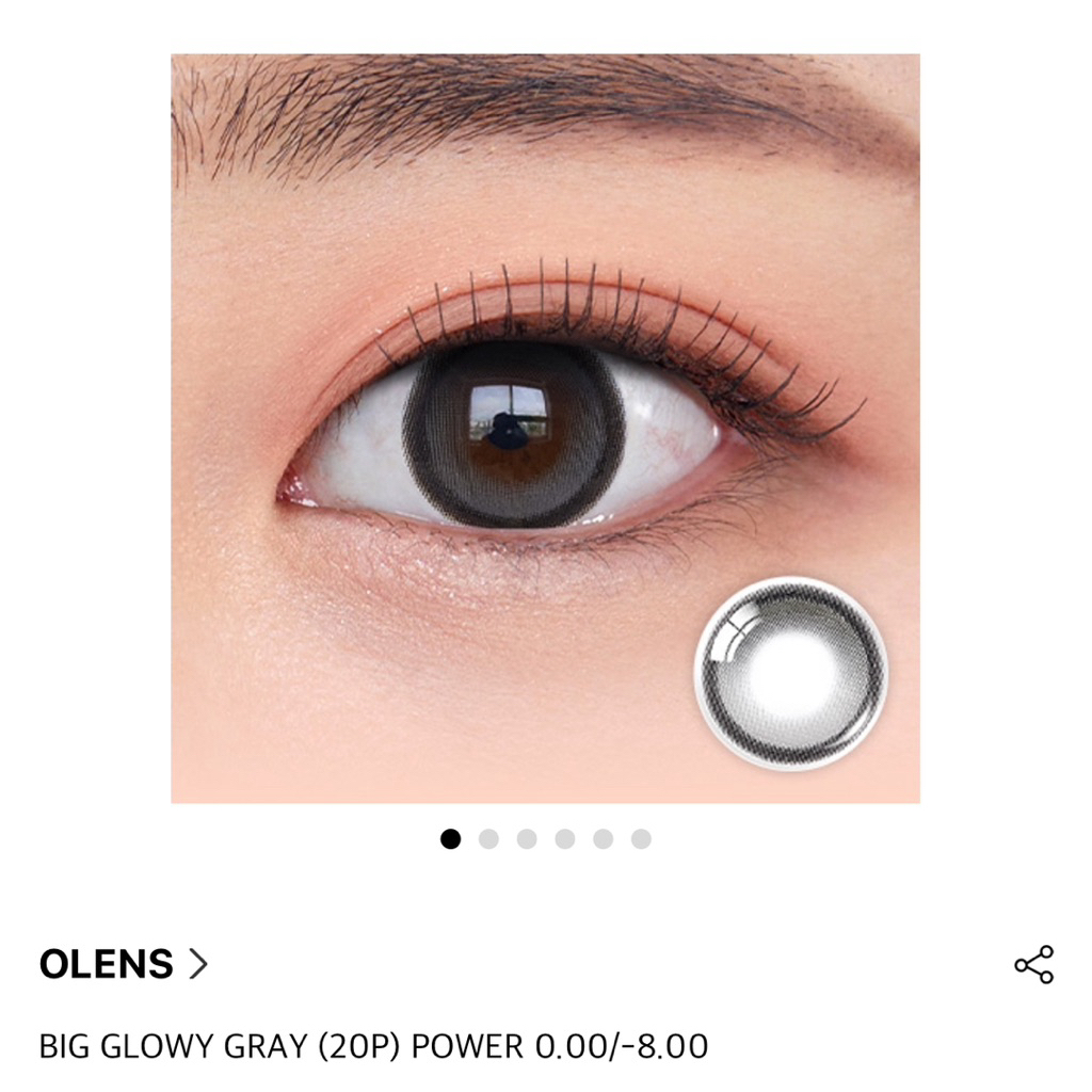 [Đọc kĩ mô tả] Olens Big Glowy Gray set 10 cặp