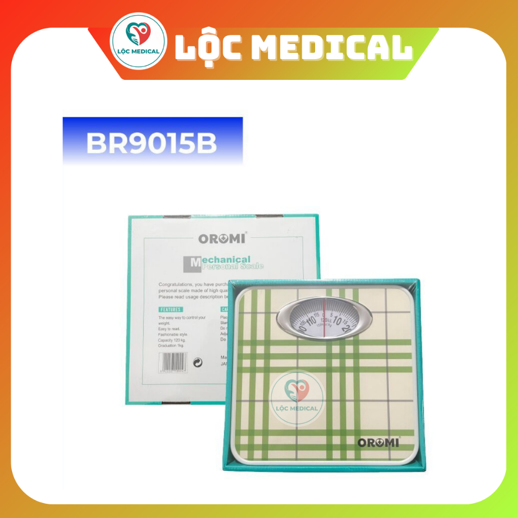 Cân Sức Khỏe Oromi BR9015B Cơ Học (màu ngẫu nhiên)