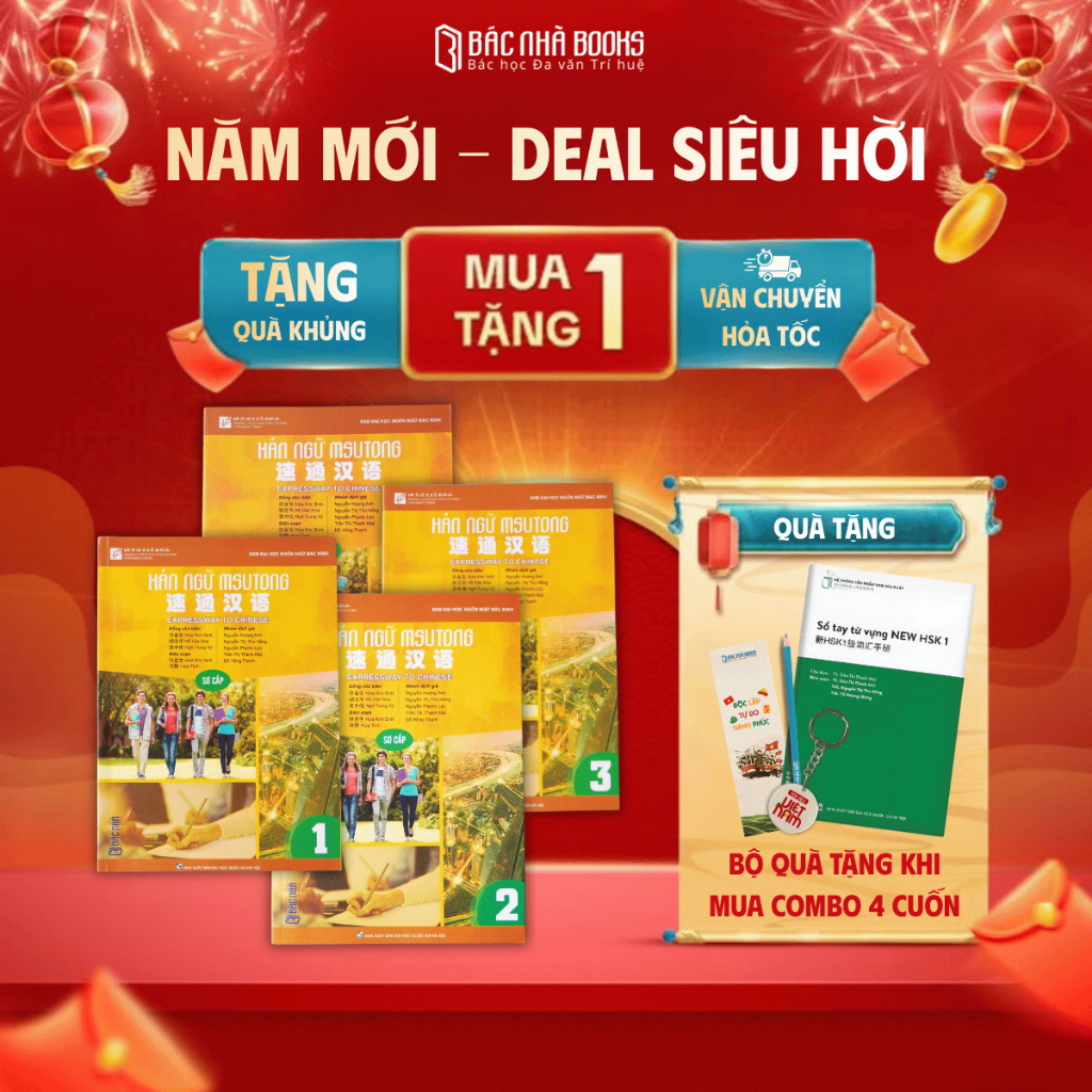 [ BÁM SÁT HSK 3.0 ] Sách - Giáo trình hán ngữ Msutong sơ cấp cho người mới bắt đầu