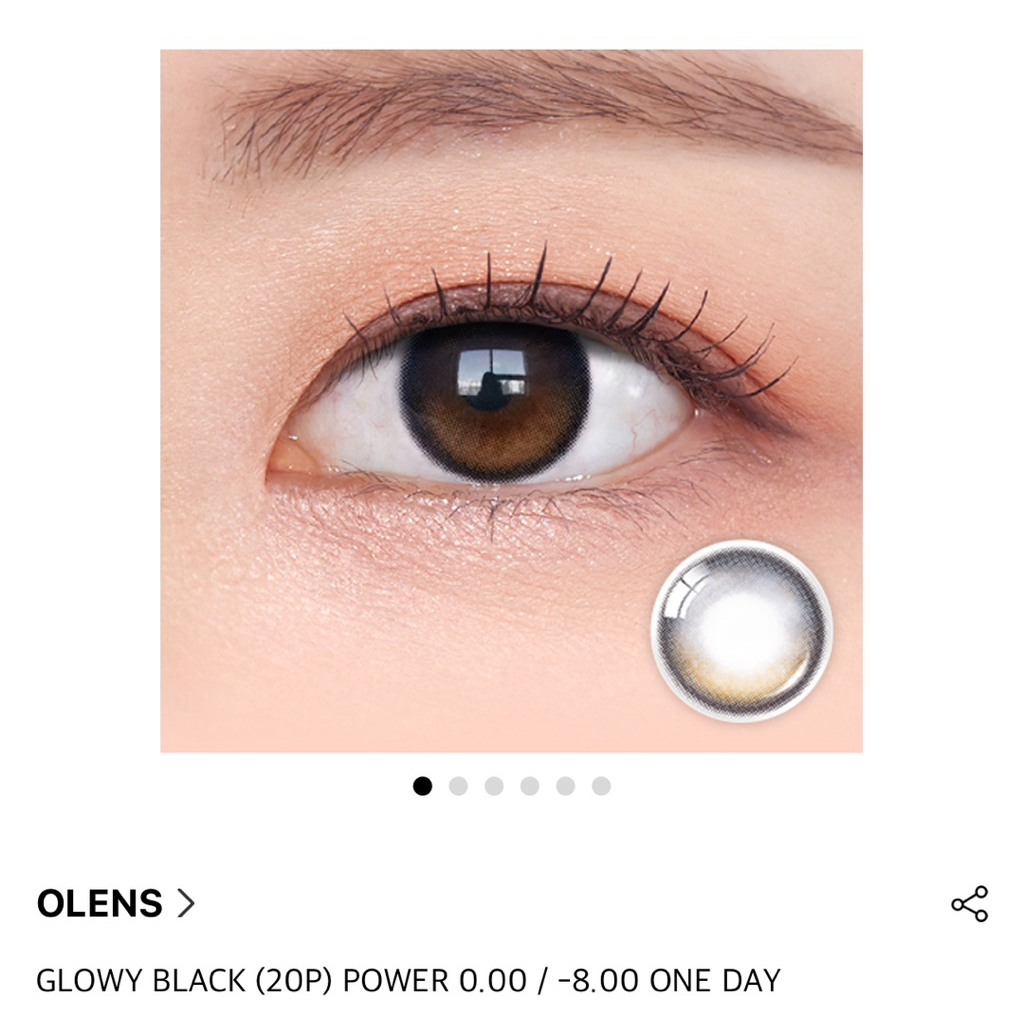 [Đọc kĩ mô tả] Olens Glowy Black set 10 cặp 1 ngày