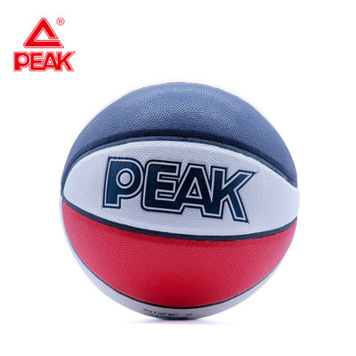 Quả Bóng Rổ Da Size 6,7 PEAK Classic Tricolor, Da PU cao cấp, bám tay, thích hợp chơi trong nhà và ngoài trời QW49128