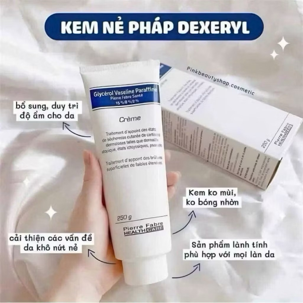 Kem nẻ dưỡng ẩm Glycerol Vaseline Paraffine 250g