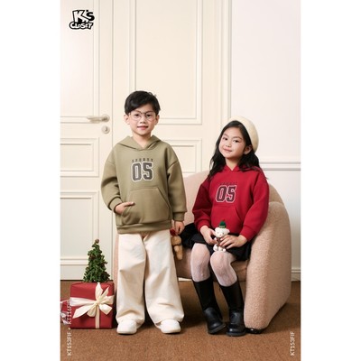 Áo Hoodie K'S CLOSET Chất Liệu Nỉ Lót Lông Cho Bé Trai và Bé Gái Từ 10-54kg (2-14 Tuổi) KT150FOF, KT153FIF