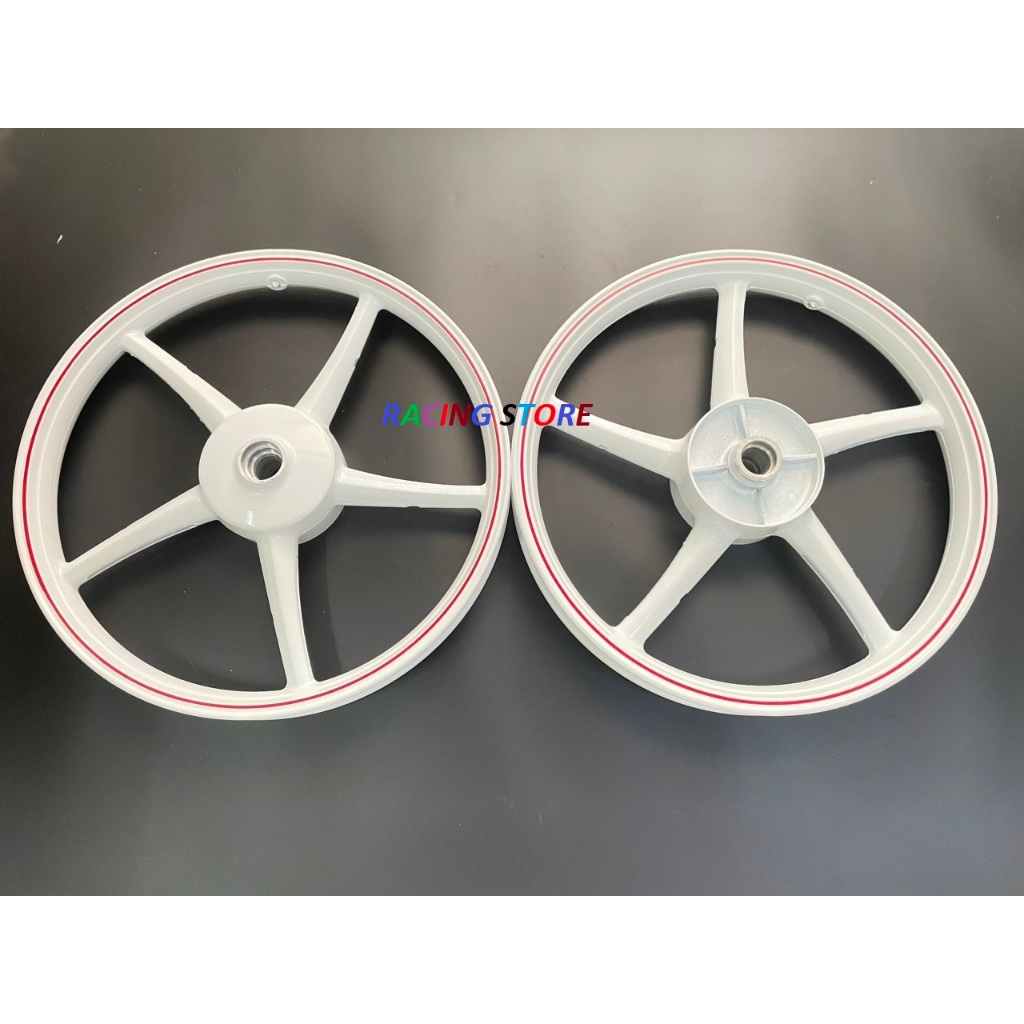 MÂM - VÀNH 5 CÂY THẮNG ĐÙM CHỈ ĐỎ (2 PHANH CƠ) GẮN  WAVE S 110, FUTURE LED, RSX, BLADE, WAVE ALPHA 2