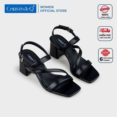 Giày Sandals Nữ Gót Trụ CHRISTINA-Q XDN391H