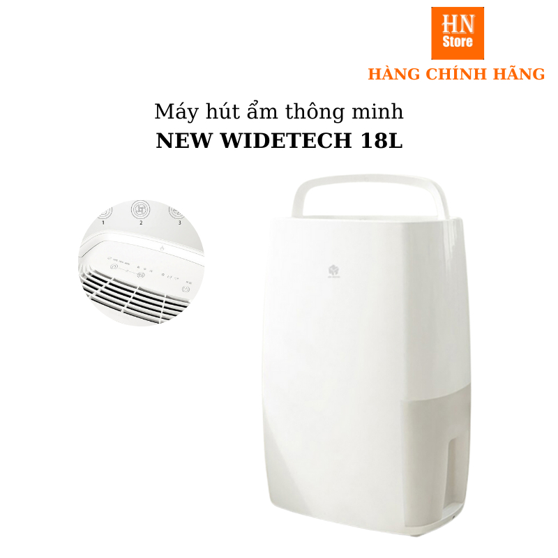 Máy hút ẩm NEW WIDETECH loại 18L thông minh kết nối app chạy êm shop mihn store