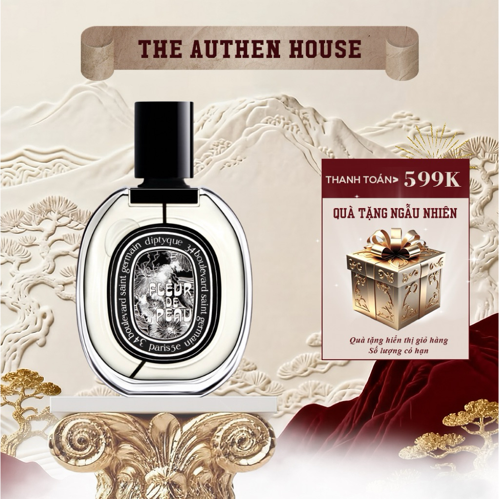 5ml-10ml Nước Hoa Unisex Diptyque Fleur De Peau EDP - The Authen House