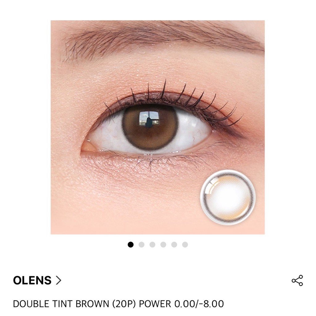[Đọc kĩ mô tả] Olens Double Tint Brown set 10 cặp