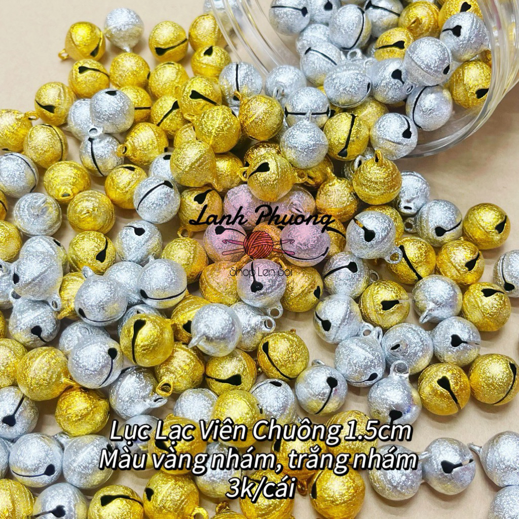 Lục Lạc Viên Chuông 2.2cm/1.5cm (10cai)