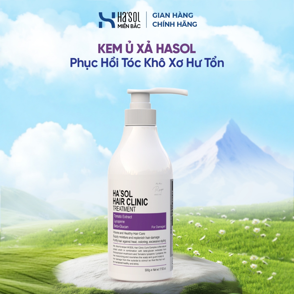 Kem Ủ Tóc HASOL Phục Hồi Hư Tổn và Giảm Gãy Rụng, Dưỡng Tóc Mềm Mượt, Chắc Khoẻ - Ha'sol Hair Clinic