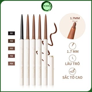 Bút Kẻ Mắt FOCALLURE PERFECTLY DEFINED GEL EYELINER Dạng Chì Sáp 1.7mm Chống Thấm Nước Lâu Trôi