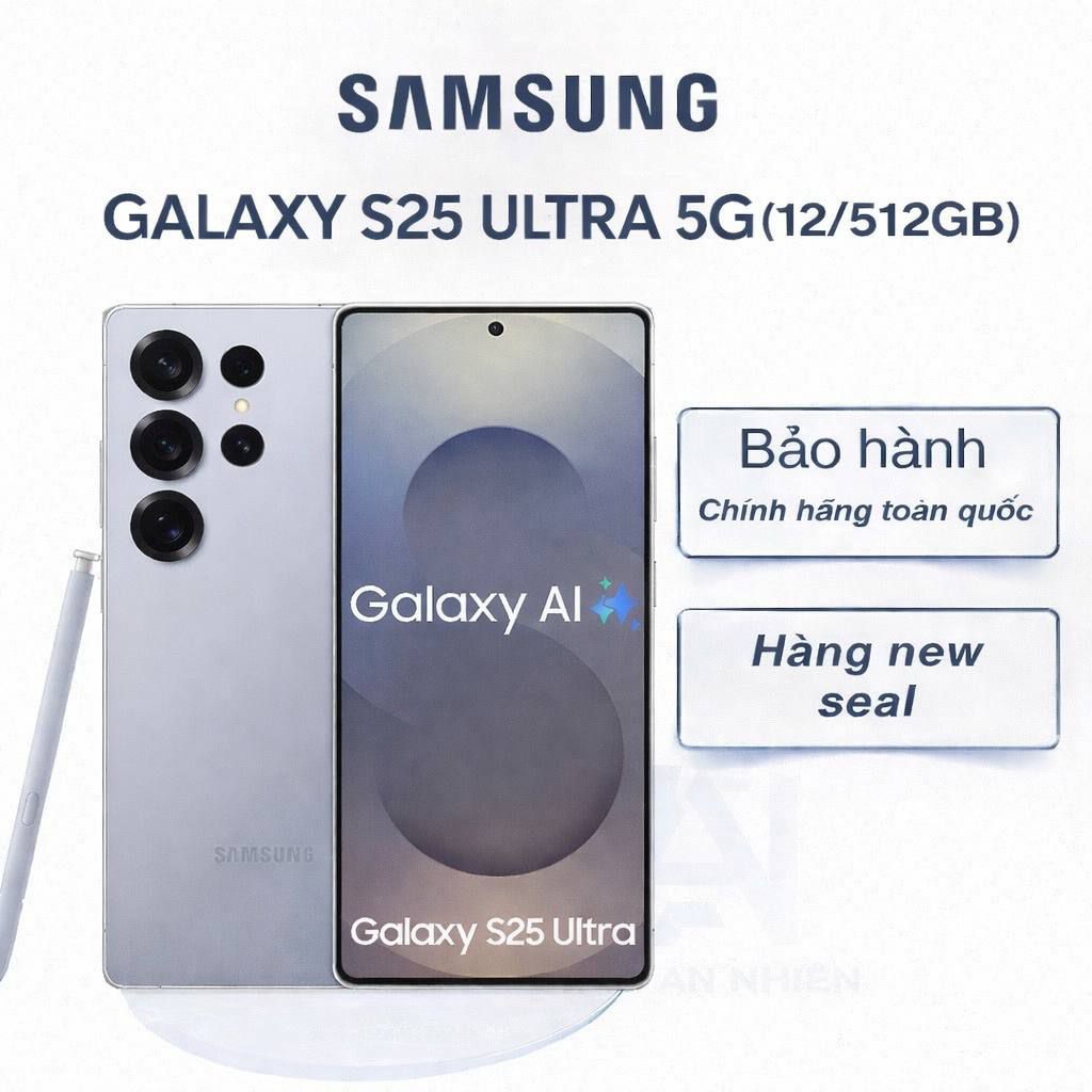 (Kích BH t3) Điện Thoại Di Động SamSung Galaxy S25 Ultra 5G 12GB/512GB [Hàng Chính Hãng]