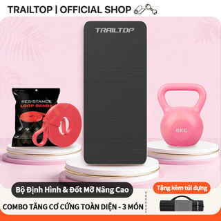 【COD】Trailtop Combo Dây Kháng Lực Tập Gym tập Tăng Cường Sức Mạnh Cơ Bắp Yoga Gym Pilates thể dục tập toàn thân tại nhà