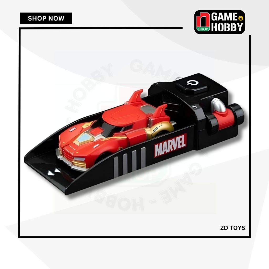 Marvel - Racing Car - Iron Man - Mô hình siêu xe chính hãng ZD Toys