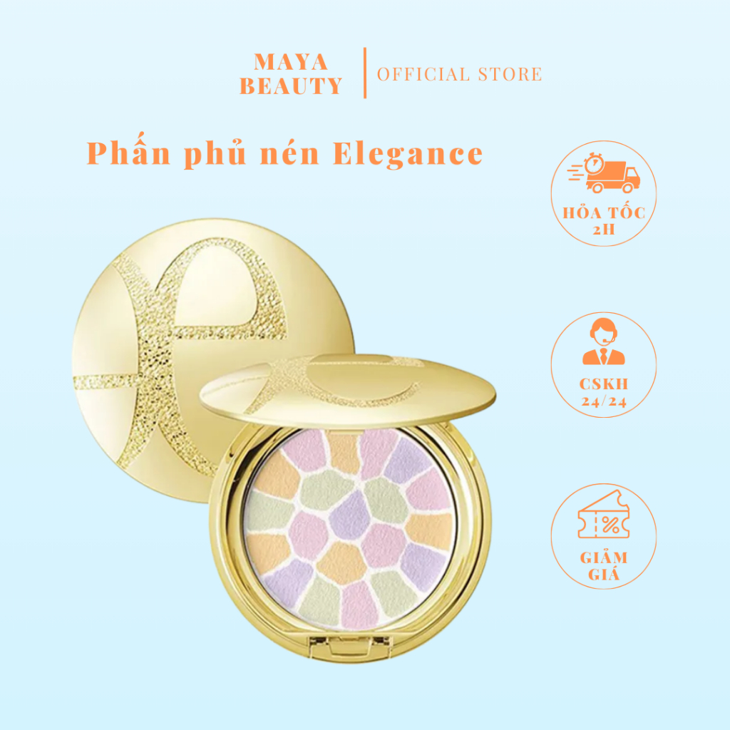 Phấn phủ nén cao cấp Phấn phủ ELEGANCE LA POUDRE HAUTE NUANCE - Maya.Beauty