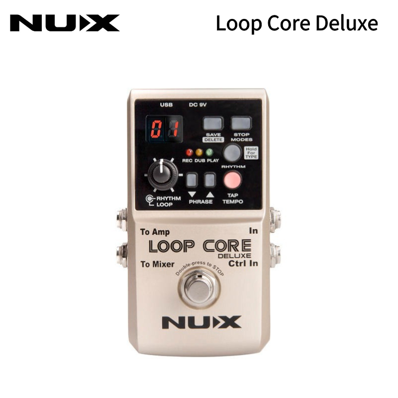 Bộ Loop Cao Cấp NUX Loop Core Deluxe - 24-bit, 8 Giờ Thu, Kèm Pedal NMP-2