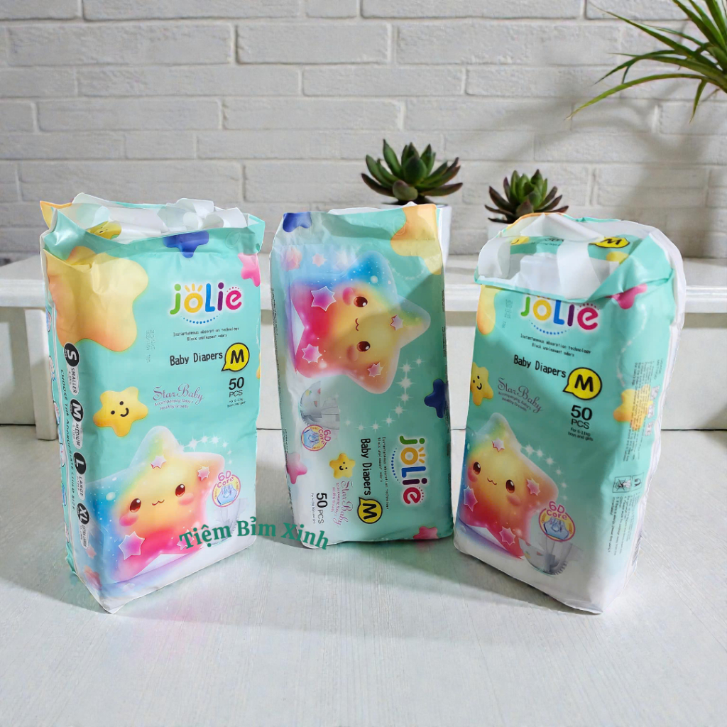 [150 miếng] - Tả Dán Trẻ Em joLie - Mềm mịn, thấm hút tốt, thoáng khí