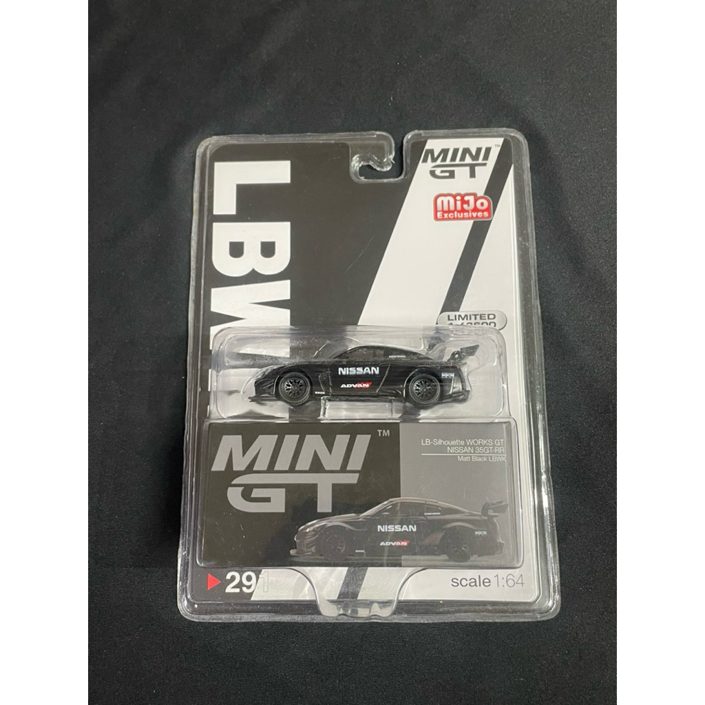 Minigt #291 - Nissan R35 Matt Black LBWK - Lu đẹp