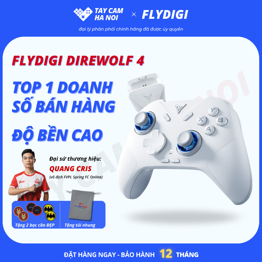 [RẺ NHẤT SHOPEE] Flydigi DIREWOLF 4, tay cầm chơi game giá hợp lý, nhiều tính năng, đa nền tảng