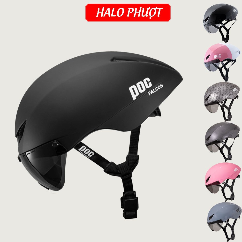 (Chính Hãng) Nón xe đạp POC Falcon có kính