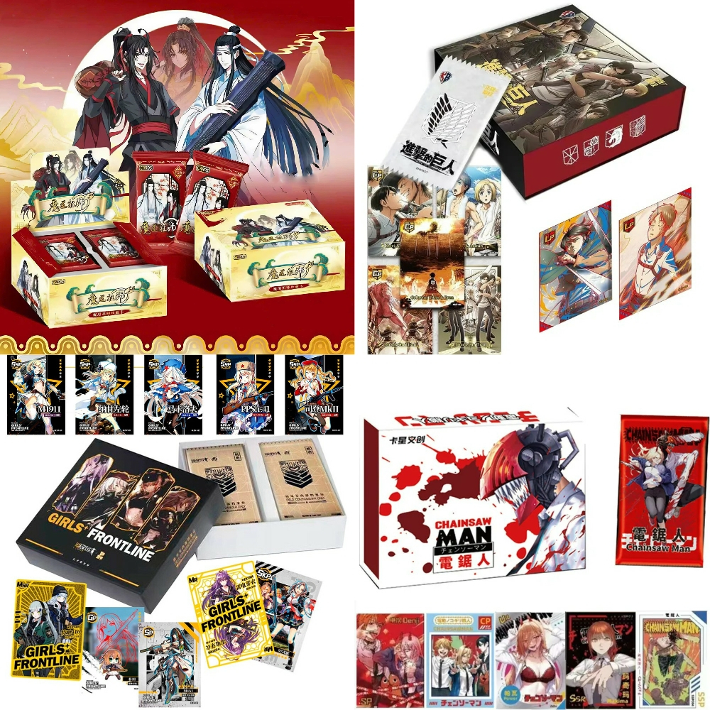 (LT.lẻ - FULL BOX) Hộp ảnh thẻ MA ĐẠO TỔ SƯ THIÊN QUAN SHIN HONKAI ATTACK HUNTER anime chibi set ảnh
