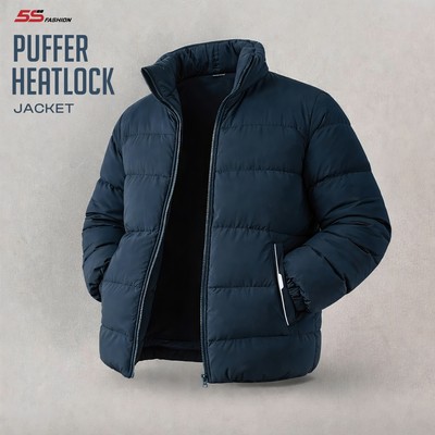 Áo Khoác Phao Nam 3 Lớp Cổ Cao Y-PUFFER HEATLOCK 5S FASHION Chần Bông Siêu Ấm M0APH25048-148