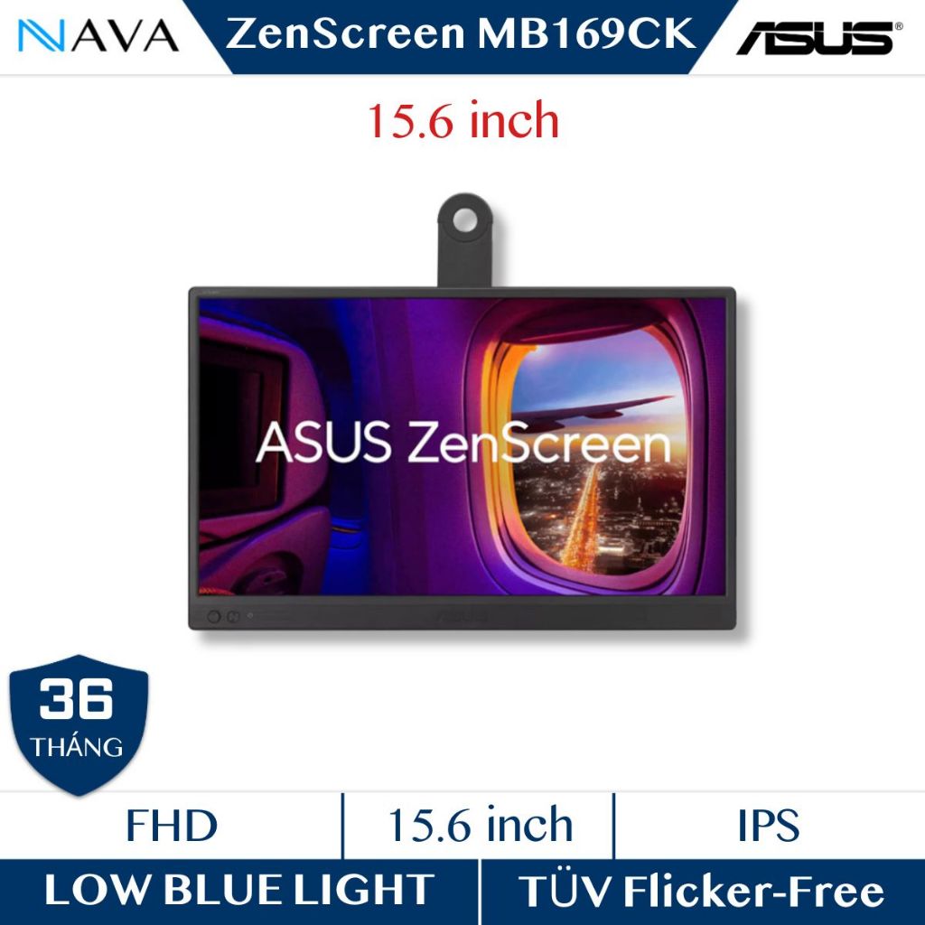 Màn hình ASUS Zenscreen MB169CK 15.6” FHD IPS 60Hz - Màn Hình Di Động